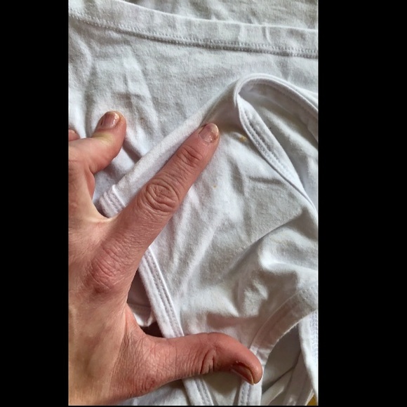 SASKI COLLECTION BRAND STRETCH WHITE BODYCON WORKOUT YOGA CROP TOP S XS - Picture 10 of 11